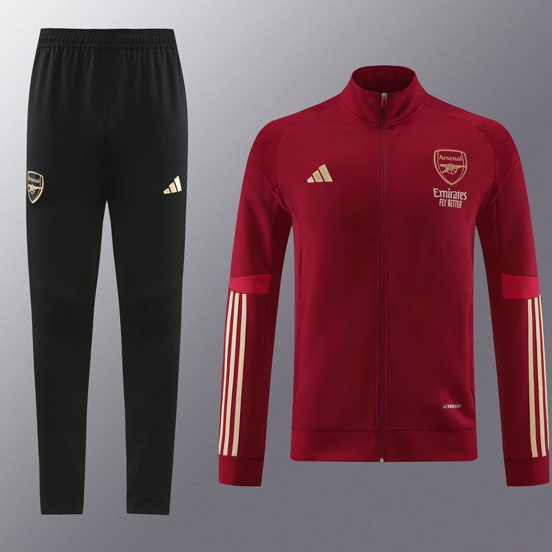 23 Arsenal maroon suit